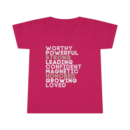 Toddler Affirmation T-shirt